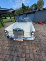 Mercedes 220 cabrio, Auto's, Automaat, Achterwielaandrijving, Zwart, Cabriolet