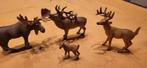 4 rennes et cerfs Schleich, Enfants & Bébés, Jouets | Autre, Enlèvement ou Envoi, Comme neuf, Garçon ou Fille