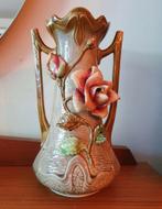 Art Nouveau Vaas met Bloemen, Antiek en Kunst, Antiek | Vazen, Ophalen of Verzenden