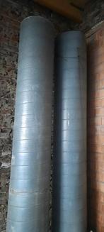 2 x gegalvaniseerde spiropijp/buizen voor lucht in/afvoer., Ophalen, Zo goed als nieuw, Ventilator en Afzuiger