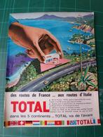 Total - produit pétrolier - publicité papier - 1964, Collections, Marques & Objets publicitaires, Autres types, Utilisé, Enlèvement ou Envoi
