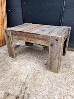 Industriële stoere houten tafel, Ophalen, Gebruikt, ., .
