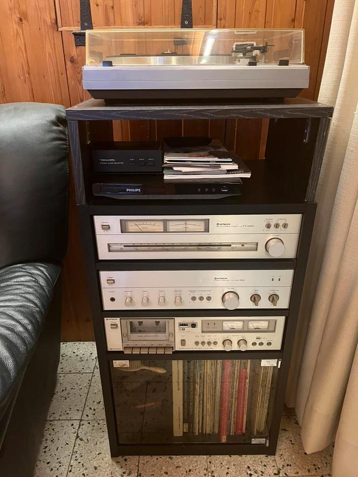 Chaine hifi HITACHI vintage, TV, Hi-fi & Vidéo, Chaîne Hi-fi, Utilisé, Autres marques, Enlèvement