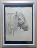 S.B. HAYWARD / WEARY PONY / ORIGINEEL WERK / 42x32cm KADER, Enlèvement ou Envoi