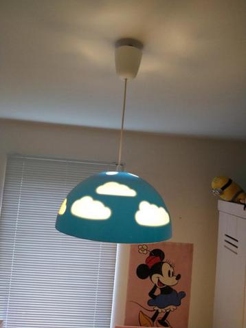 Lamp kinderkamer wolkjes blauw Ikea beschikbaar voor biedingen