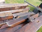 12 Treinbielzen te koop verschillende afmetingen, Tuin en Terras, Palen, Balken en Planken, Ophalen, Gebruikt