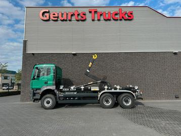 MAN TGS 33.480 6X6 HYVA LIFT 26-55-S HAAKARM / ABROLLKIPPER/ beschikbaar voor biedingen