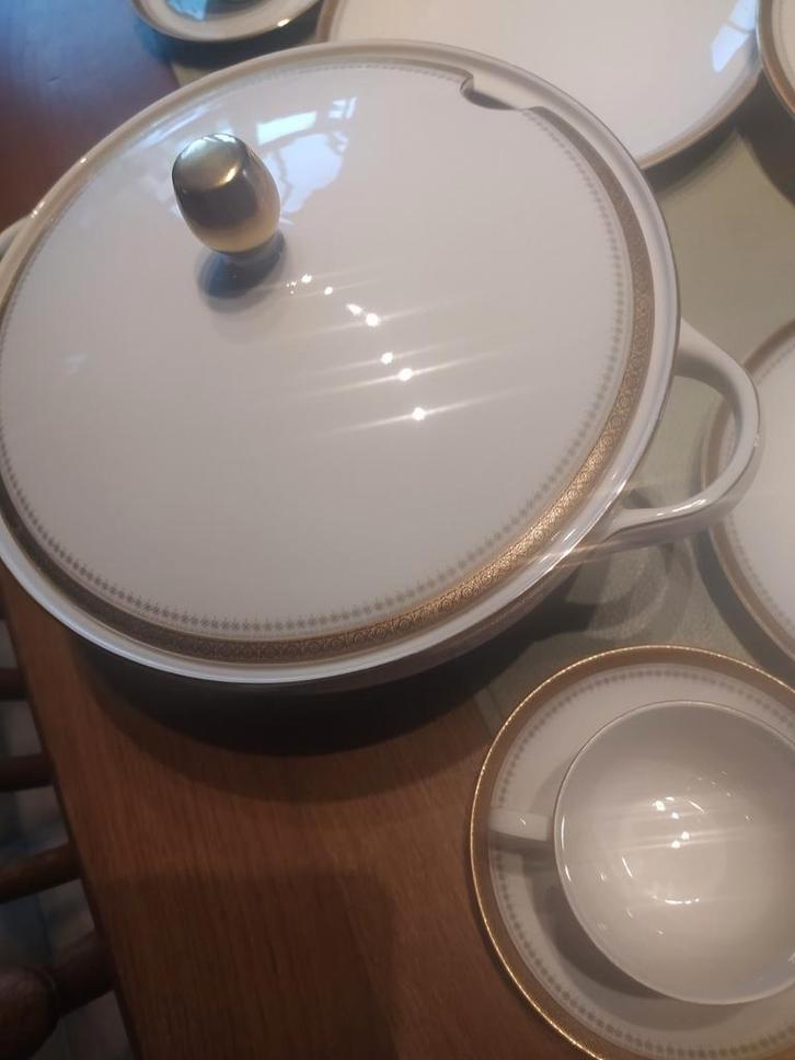 Vintage koffie en eetservies 63 delig, Antiquités & Art, Antiquités | Services (vaisselle) complet, Enlèvement