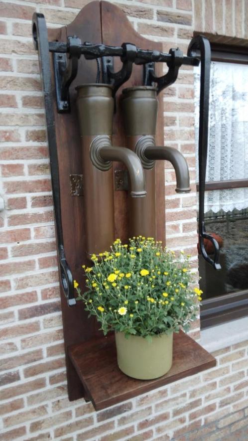 pompe à eau en cuivre, statue de jardin, cuivre massif, déco, Jardin & Terrasse, Pompes à eau, Comme neuf, Manuelle, Pompe pour citernes d'eau de pluie