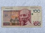 Bankbiljet 100 fr, Los biljet, Ophalen of Verzenden