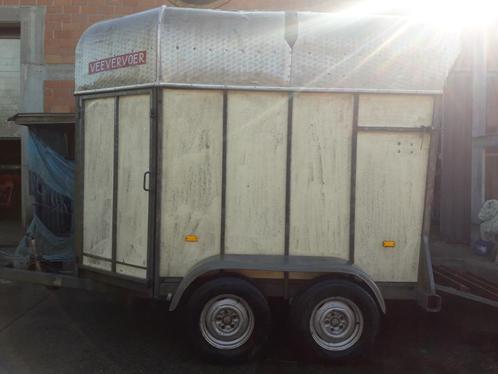 aanhangwagen dierenvervoer volledig gegalvaniseerd!, Dieren en Toebehoren, Paarden en Pony's | Trailers en Aanhangwagens, Gebruikt