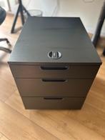 Meuble de bureau Caisson GALANT (IKEA) sur roulettes - Plaqu, Maison & Meubles, 3 ou 4 tiroirs, Enlèvement, Utilisé, Moins de 100 cm
