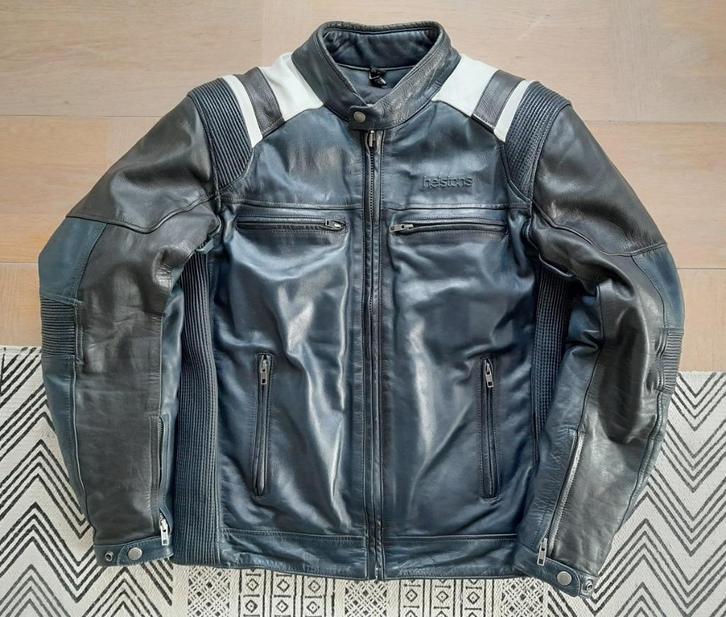 Helstons Trust leren motorjas vintage look - Mt. XL, Motoren, Kleding | Motorkleding, Jas | leer, Heren, Tweedehands, Ophalen of Verzenden