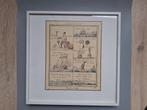 Mooie ingelijste prent Anton Pieck, Collections, Photos & Gravures, Comme neuf, Autres sujets/thèmes, Enlèvement ou Envoi, Gravure