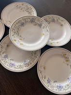 6 dessertbordjes churchill england, Ophalen of Verzenden