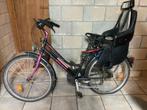 Degelijke aluminum damesfiets met veilig kinderzitje, Fietsen en Brommers, Gebruikt, Versnellingen, 1 zitje, Ophalen