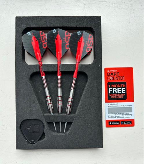 Nathan Aspinall G2 Swiss Point Darts - 95% Tungsten - 26g, Sport en Fitness, Darts, Zo goed als nieuw, Pijlen, Ophalen of Verzenden