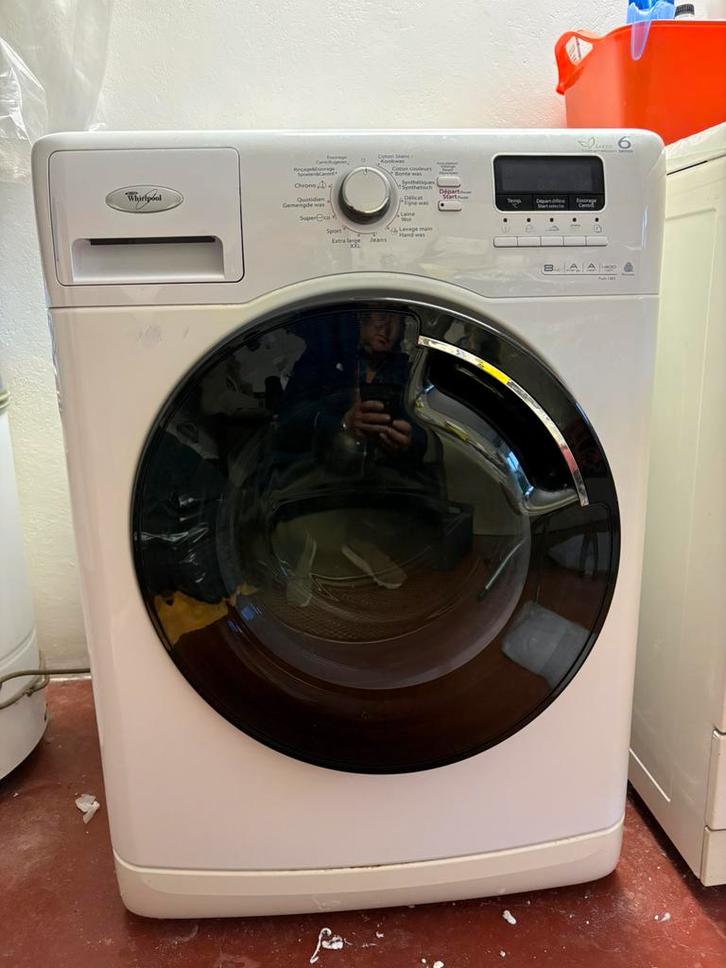 Machine à laver Whirlpool Pure 1485, Electroménager, Lave-linge, Utilisé, Chargeur frontal, 6 à 8 kg, 85 à 90 cm, 1200 à 1600 tours