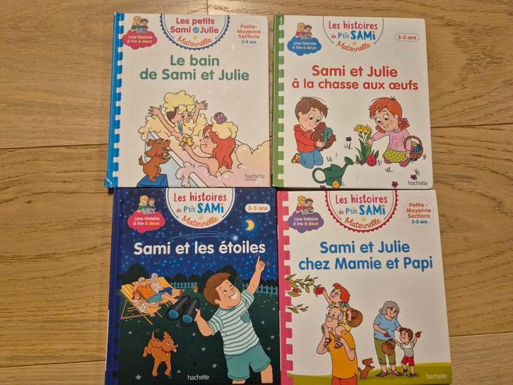 Lot 4 livres Julie et Sami, Livres, Livres Autre, Utilisé, Enlèvement ou Envoi