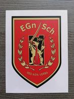 Belgian Army 3è Génie EGN SCH Sticker, Enlèvement ou Envoi, Armée de terre, Emblème ou Badge