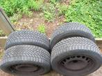 set winterbanden 215/55 R16, Ophalen, Gebruikt, Banden en Velgen, Winterbanden