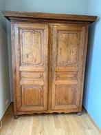 Zeer grote massief houten kledingkast - gerenoveerd, Huis en Inrichting, Ophalen, Bois massif - ancien, 200 cm of meer, 150 tot 200 cm