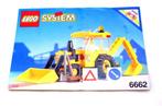 LEGO Classic Town Construction 6662 Backhoe, Comme neuf, Ensemble complet, Lego, Enlèvement ou Envoi