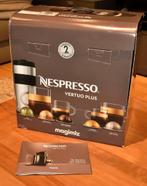 Nespresso Vertuo Plus Titanium, 10 kopjes of meer, Afneembaar waterreservoir, Zo goed als nieuw, Espresso apparaat