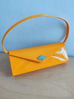 Sac cuir vernis orange