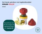 tupperware set Spiralizer met gratis tagliatellesnijder, Maison & Meubles, Enlèvement ou Envoi, Neuf