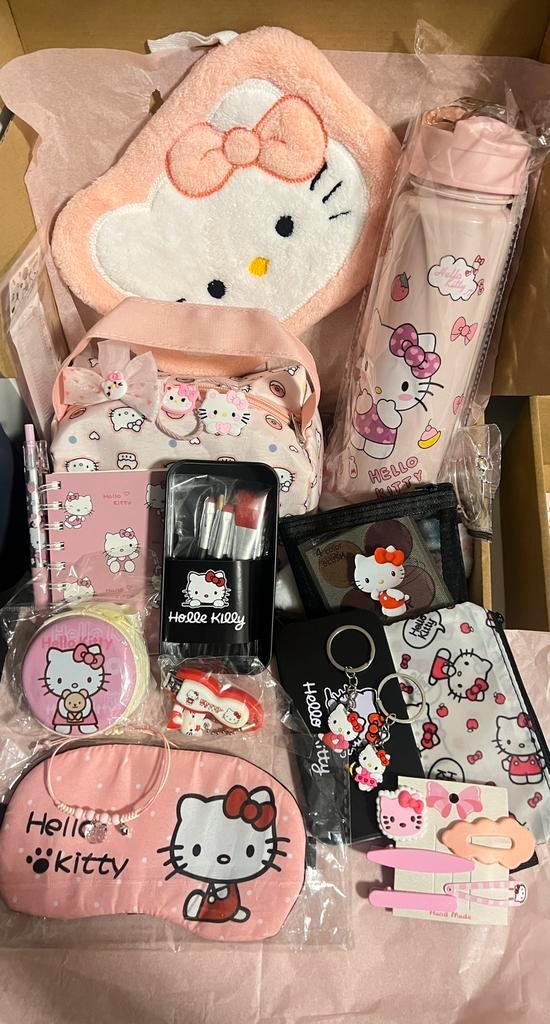 Hello Kitty Compleet Box Bestel per scoop, Hobby en Vrije tijd, Feestartikelen, Nieuw, Ophalen of Verzenden