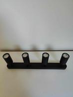 4-delige spot ATLANTA zwart, Huis en Inrichting, Lampen | Spots, Ophalen, Metaal of Aluminium, Zo goed als nieuw, Led