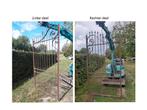 Smeedijzeren draaihekken / poort, Tuin en Terras, Ophalen, Gebruikt