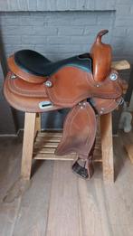 Westernzadel boomloos, Dieren en Toebehoren, Paarden en Pony's | Zadels, Ophalen, Zo goed als nieuw, Western