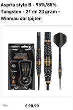 Top setje Dartpijlen 21g Aspria 95% tungsten, Sport en Fitness, Darts, Ophalen of Verzenden