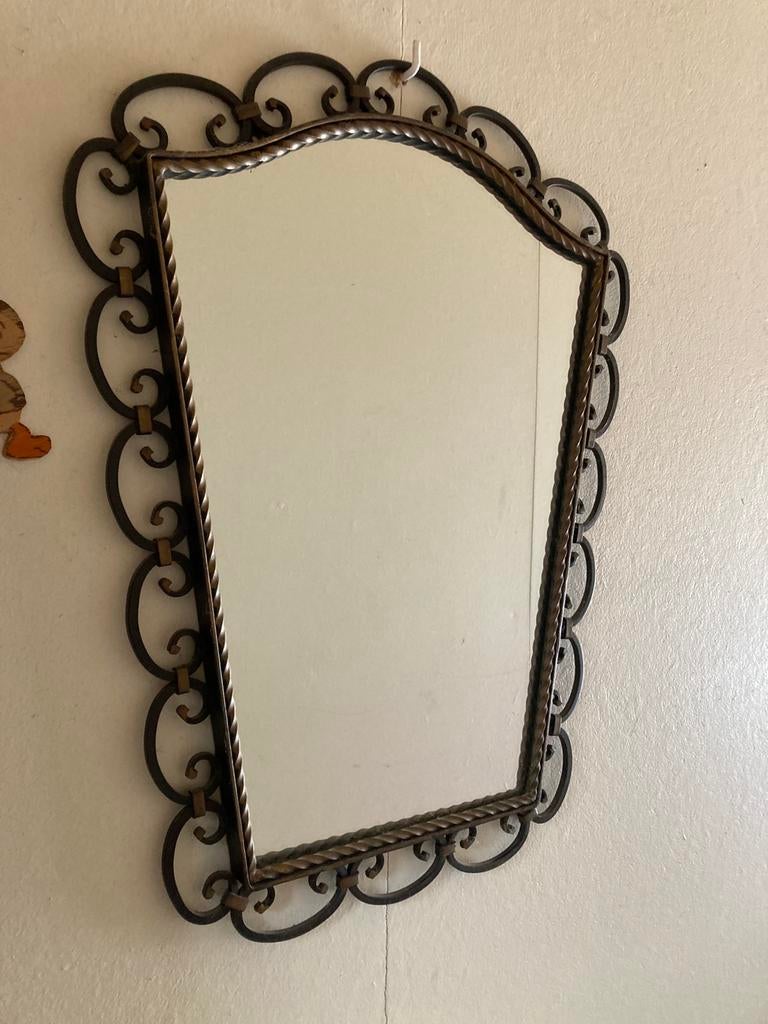 Retro Spiegel, Antiek en Kunst, Ophalen