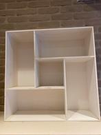 Kastje wit vierkant., Ophalen of Verzenden, Zo goed als nieuw, Kunststof