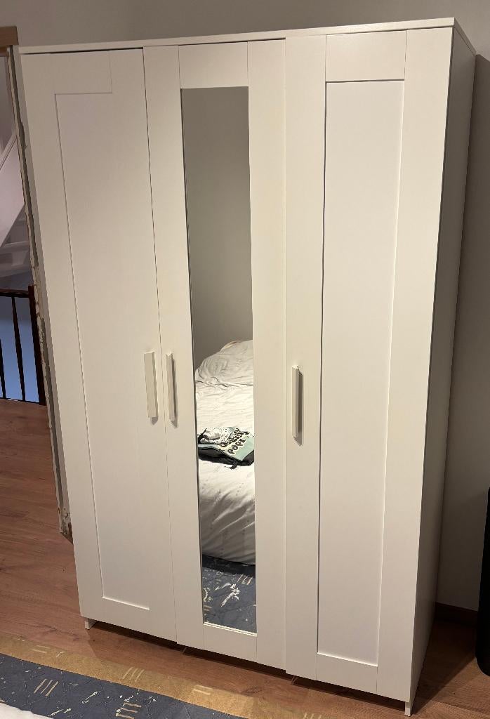 Garde Robe Ikea, Maison & Meubles, 25 à 50 cm, Avec tablette(s), Blanche - Classique, 100 à 150 cm