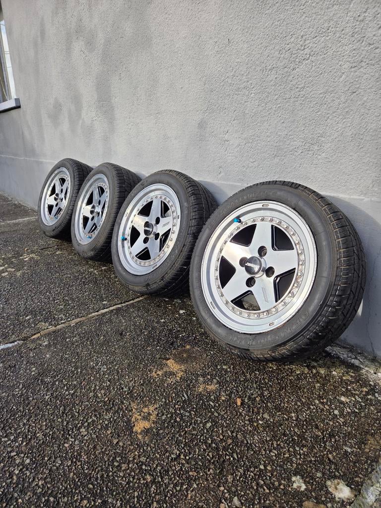 A vendre jantes ZENDER 15 pouces montées de pneus ARMSTRONG., Enlèvement, 15 pouces, Pneu(s)