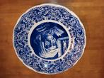 Boch Delfst Blauw bord., Antiek en Kunst, Ophalen of Verzenden