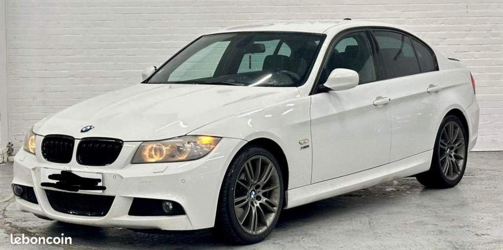 Bmw 320d xdrive, Auto's, BMW, Automaat, 4 deurs, Stof, Zwart