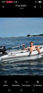 rubberboot met suzuki 6 pk 4jaar oud beiden, Watersport en Boten, Ophalen