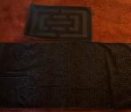 2 tapis de bain/douche, Enlèvement, Comme neuf, Noir, Tapis de bain