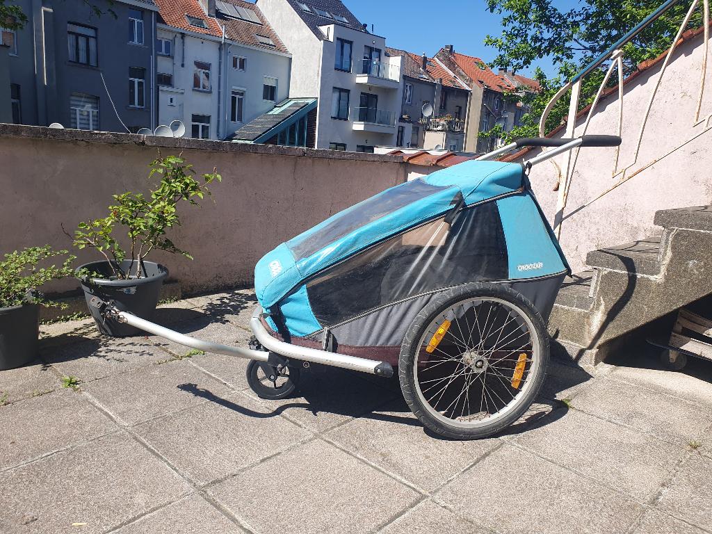 Remorque vélo pour 1 enfant – Croozer, Pliable, Croozer, Enlèvement, Utilisé