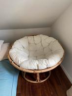 Fauteuil papasan en rotin, Enlèvement, Utilisé, Bois