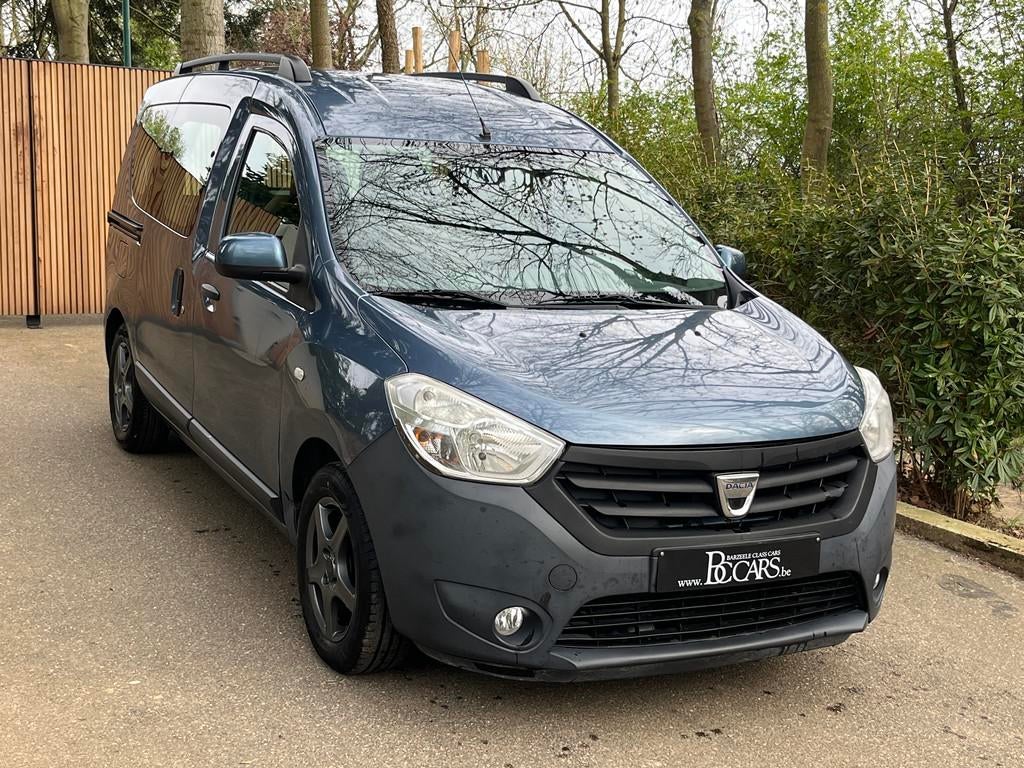Dacia Dokker 1.6i 1ste Eigenaar/2 x Schuifdeur/incl.Winterse, Euro 5, Achat, Entreprise, Noir