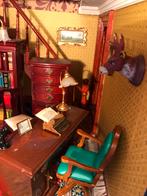 Antiek Engels poppenhuis, Verzamelen, Poppenhuizen en Toebehoren, Ophalen, Poppenhuis