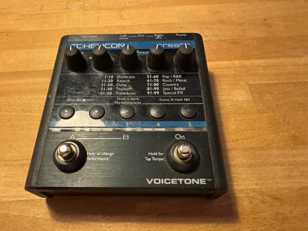 TC Helicon Voicetone Create, Envoi, Utilisé, Multi-effet