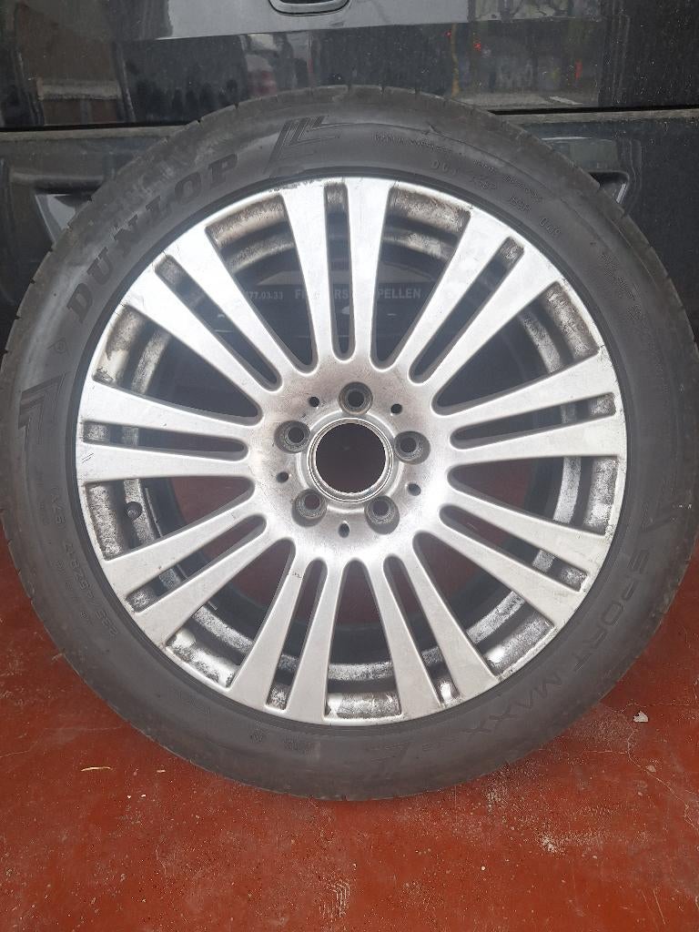 4 originele mercedes velgen met banden, Auto-onderdelen, Banden en Velgen, Ophalen, Gebruikt, 17 inch, 235 mm