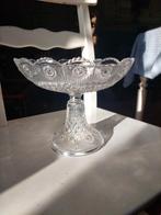 Val Saint Lambert compotier, coupe en verre moulé, Antiquités & Art, Enlèvement ou Envoi